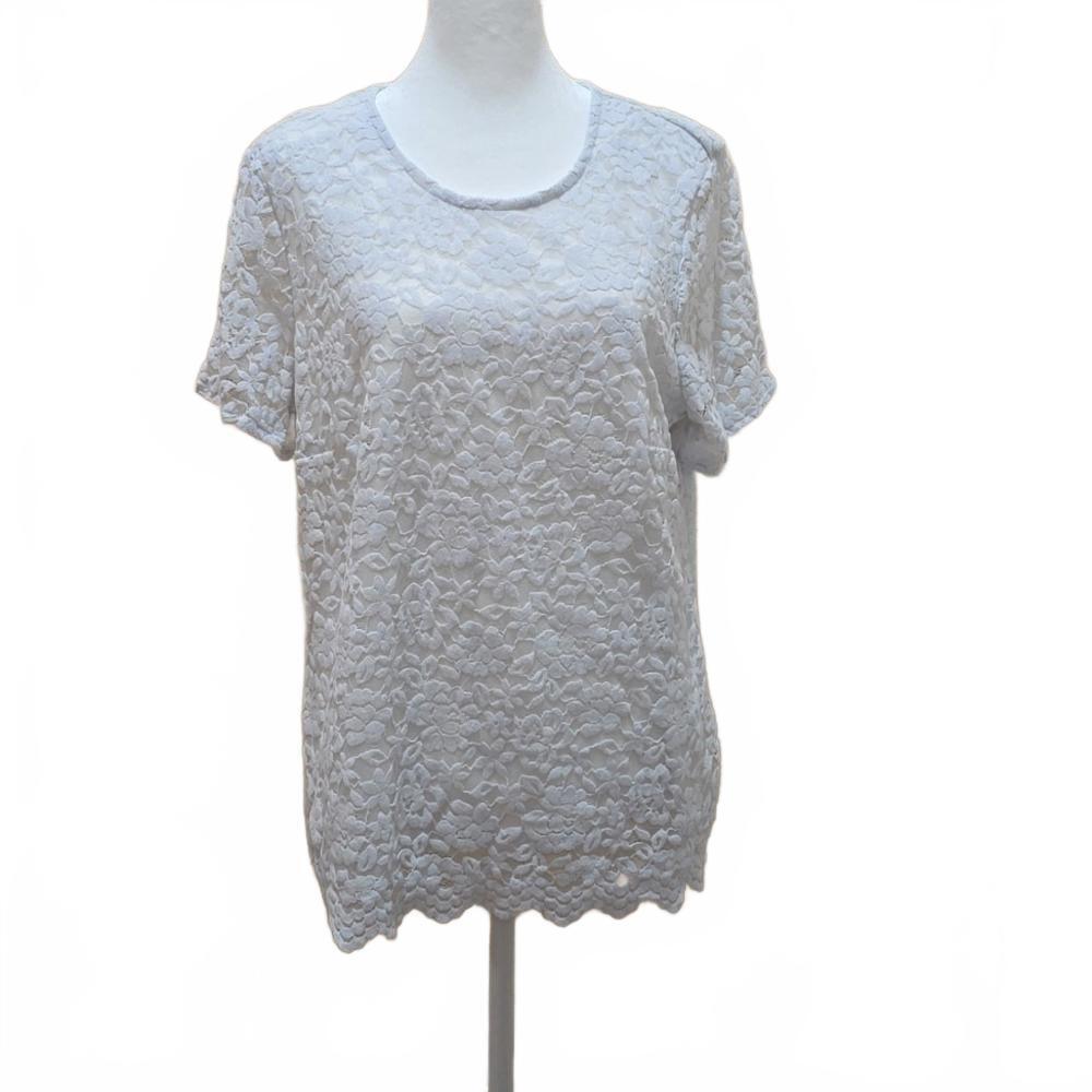 Elegant Floral Lace Top - Perfect for Every Occasion, XL